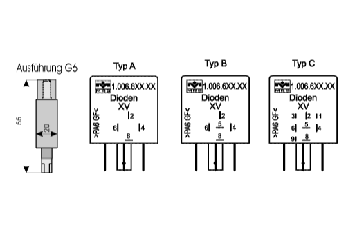 Diodo rectificadores embalaje Tube THT 2,3a 1,8kv ifsm 110a dsa1-18d univer Diodo rectificadores embalaje Tube THT 2,3a 1,8kv ifsm 110a dsa1-18d univer
